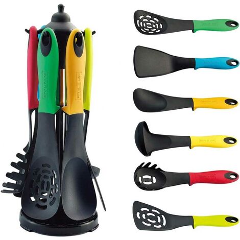 Set mestoli da cucina Royalty Line 7 pezzi multicolore