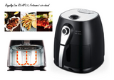 Friggitrice ad Aria Royalty Line RL-AF3.1 3L 1400W Nera