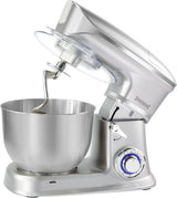 Dettaglio impastatrice planetaria Royalty Line Leon colore Silver