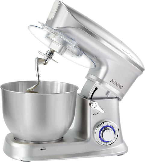 Dettaglio impastatrice planetaria Royalty Line Leon colore Silver