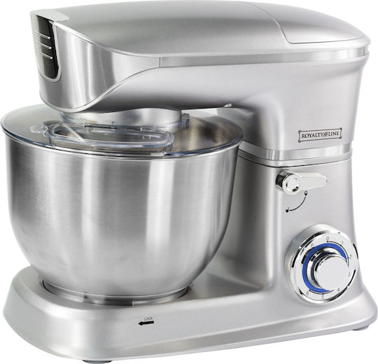 Dettaglio impastatrice planetaria Royalty Line Leon colore Silver