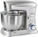 Dettaglio impastatrice planetaria Royalty Line Leon colore Silver